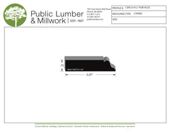 3/4"x3-1/4"  Casing CAPL31412