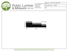3/4"x3-1/4"  Casing CAPL31416