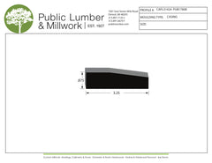 7/8"x3-1/4"  Casing CAPL31424