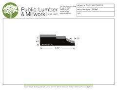 13/16"x3-1/4"  Casing CAPL31429