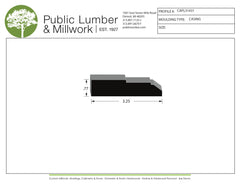 13/16"x3-1/4"  Casing CAPL31431