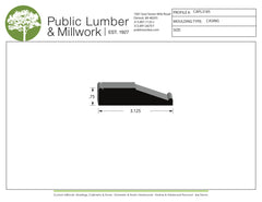 3/4"x3-1/8"  Casing CAPL3185