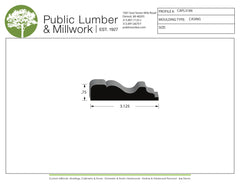 3/4"x3-1/8"  Casing CAPL3186