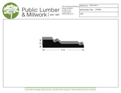 3/4"x3-3/4"  Casing CAPL33413