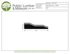 3/4"x3-3/4"  Casing CAPL33415