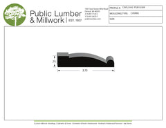 3/4"x3-3/4"  Casing CAPL3343