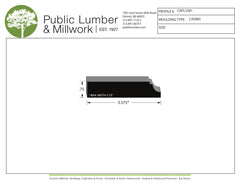 3/4"x3-3/8"  Casing CAPL3381
