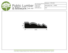 13/16"x3-5/8"  Casing CAPL3583