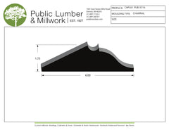 1-3/4"x6" Chair Rail CHPL61