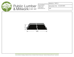 3/4" Ogee Moulding OGPL12