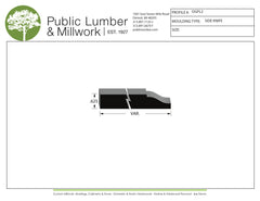 5/8" Ogee Moulding OGPL2
