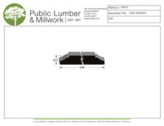 5/8" Ogee Moulding OGPL3