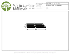 5/8" Ogee Moulding OGPL8