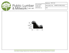 1"x1-3/4" Rabbeted Panel PAPL1341