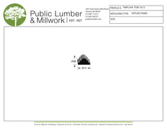 7/16"x13/16" Applied Moulding PMPL344