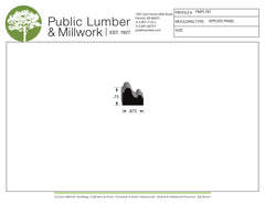 3/4"x7/8" Applied Moulding PMPL787