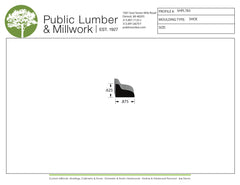 5/8"x7/8" Shoe Moulding SHPL783