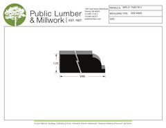 1-1/4" Edge Profile Moulding SKPL31