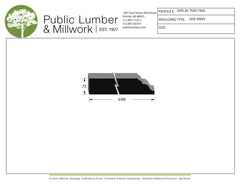 3/4" Edge Profile Moulding SKPL36