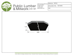 1-1/4" Edge Profile Moulding SKPL69