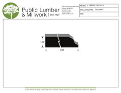 1" Edge Profile Moulding SKPL73