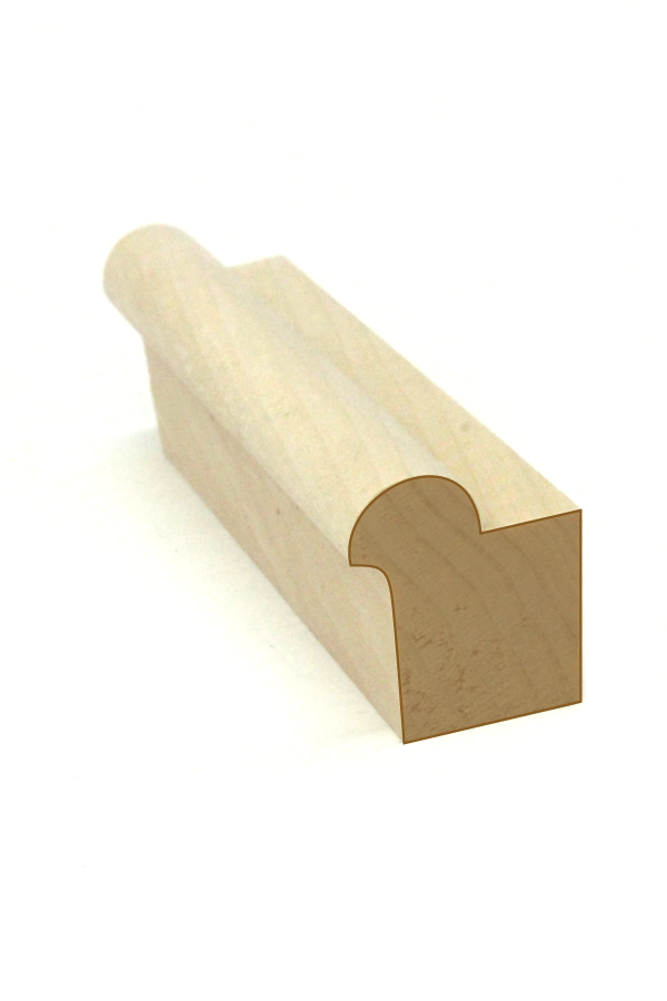 1-1/8"x1" Applied Moulding PMPL112