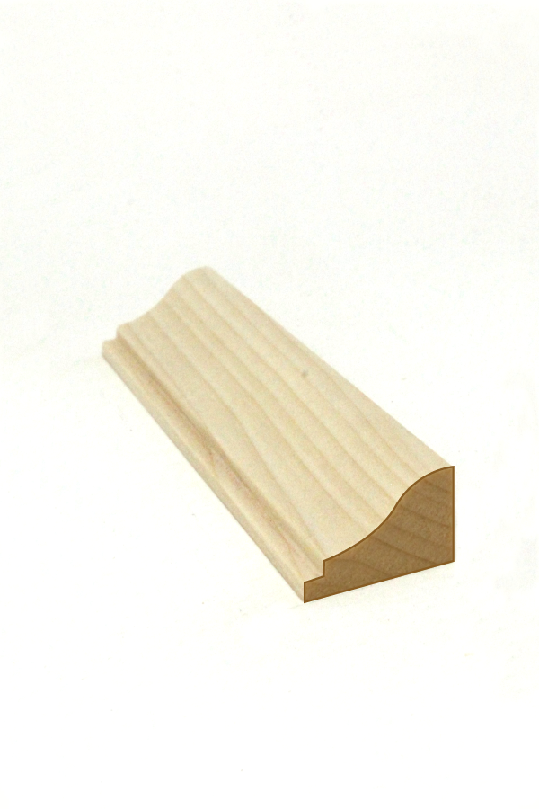 1/2"x3/4" Applied Moulding PMPL348