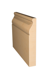 Three dimensional rendering of custom base wood molding BAPL4121 made by Public Lumber Company in Detroit.