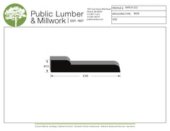 13/16"x4-1/2" Base BAPL41222