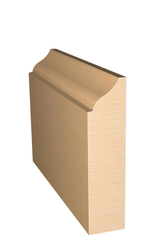 Three dimensional rendering of custom base wood molding BAPL423 made by Public Lumber Company in Detroit.