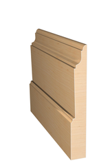 Three dimensional rendering of custom base wood molding BAPL4382 made by Public Lumber Company in Detroit.