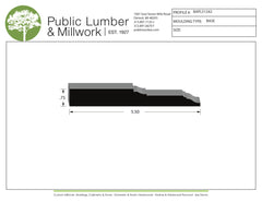 3/4"x5-1/2" Base BAPL51242