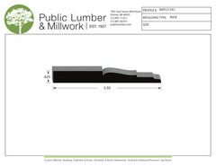 5/8"x5-1/2" Base BAPL51243