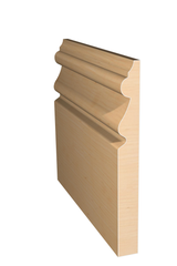Three dimensional rendering of custom base wood molding BAPL513 made by Public Lumber Company in Detroit.