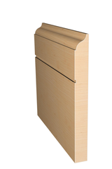 Three dimensional rendering of custom base wood molding BAPL5145 made by Public Lumber Company in Detroit.