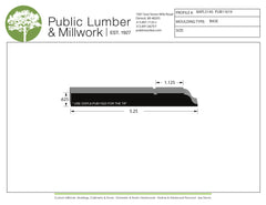 5/8"x5-1/4" Base BAPL5145