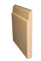 Three dimensional rendering of custom base wood molding BAPL6141 made by Public Lumber Company in Detroit.
