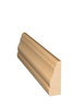 Three dimensional rendering of custom casing wood molding CAPL1341 made by Public Lumber Company in Detroit.