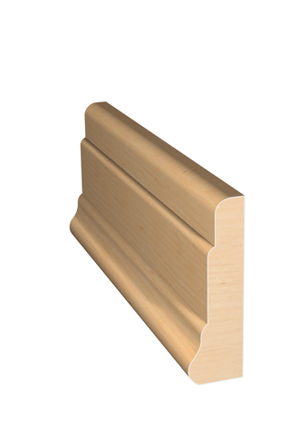 Three dimensional rendering of custom casing wood molding CAPL21210 made by Public Lumber Company in Detroit.