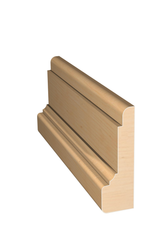 Three dimensional rendering of custom casing wood molding CAPL21215 made by Public Lumber Company in Detroit.