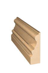 Three dimensional rendering of custom casing wood molding CAPL21228 made by Public Lumber Company in Detroit.