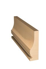 Three dimensional rendering of custom casing wood molding CAPL21229 made by Public Lumber Company in Detroit.