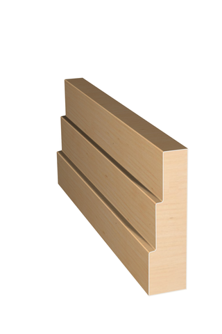 Three dimensional rendering of custom casing wood molding CAPL2127 made by Public Lumber Company in Detroit.