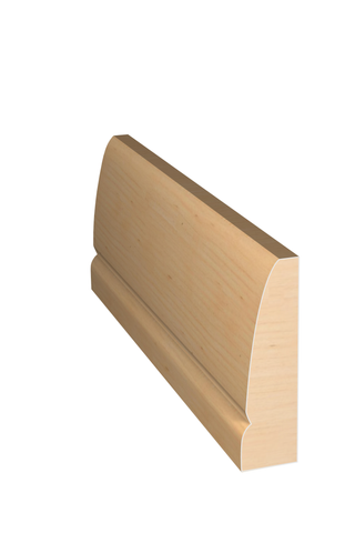 Three dimensional rendering of custom casing wood molding CAPL21413 made by Public Lumber Company in Detroit.