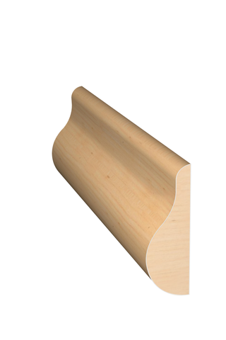 Three dimensional rendering of custom casing wood molding CAPL21417 made by Public Lumber Company in Detroit.