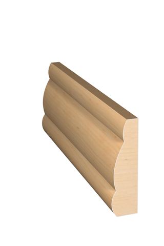 Three dimensional rendering of custom casing wood molding CAPL2143 made by Public Lumber Company in Detroit.