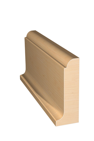 Three dimensional rendering of custom casing wood molding CAPL23414 made by Public Lumber Company in Detroit.