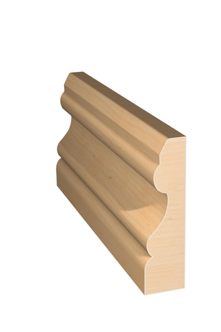 Three dimensional rendering of custom casing wood molding CAPL2347 made by Public Lumber Company in Detroit.