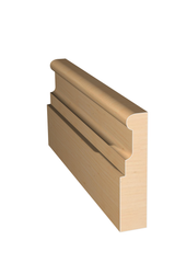 Three dimensional rendering of custom casing wood molding CAPL2585 made by Public Lumber Company in Detroit.