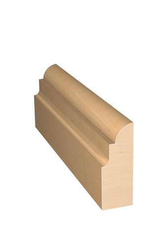 Three dimensional rendering of custom casing wood molding CAPL27 made by Public Lumber Company in Detroit.